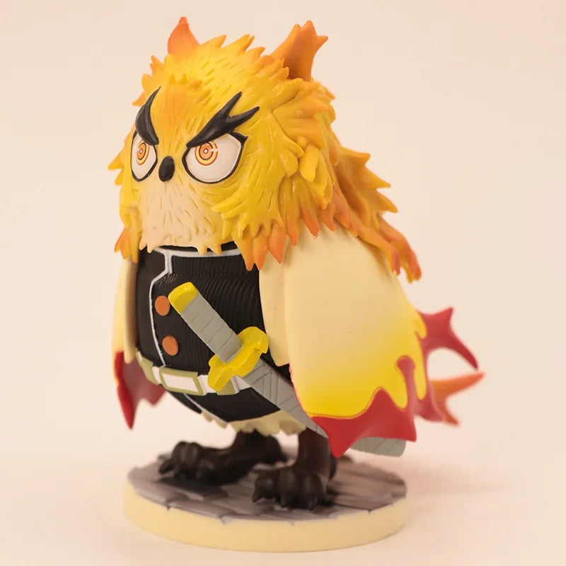 Demon Slayer Owl Rengoku Kyoujurou Anime Figure Rengoku Kyoujurou 10cm