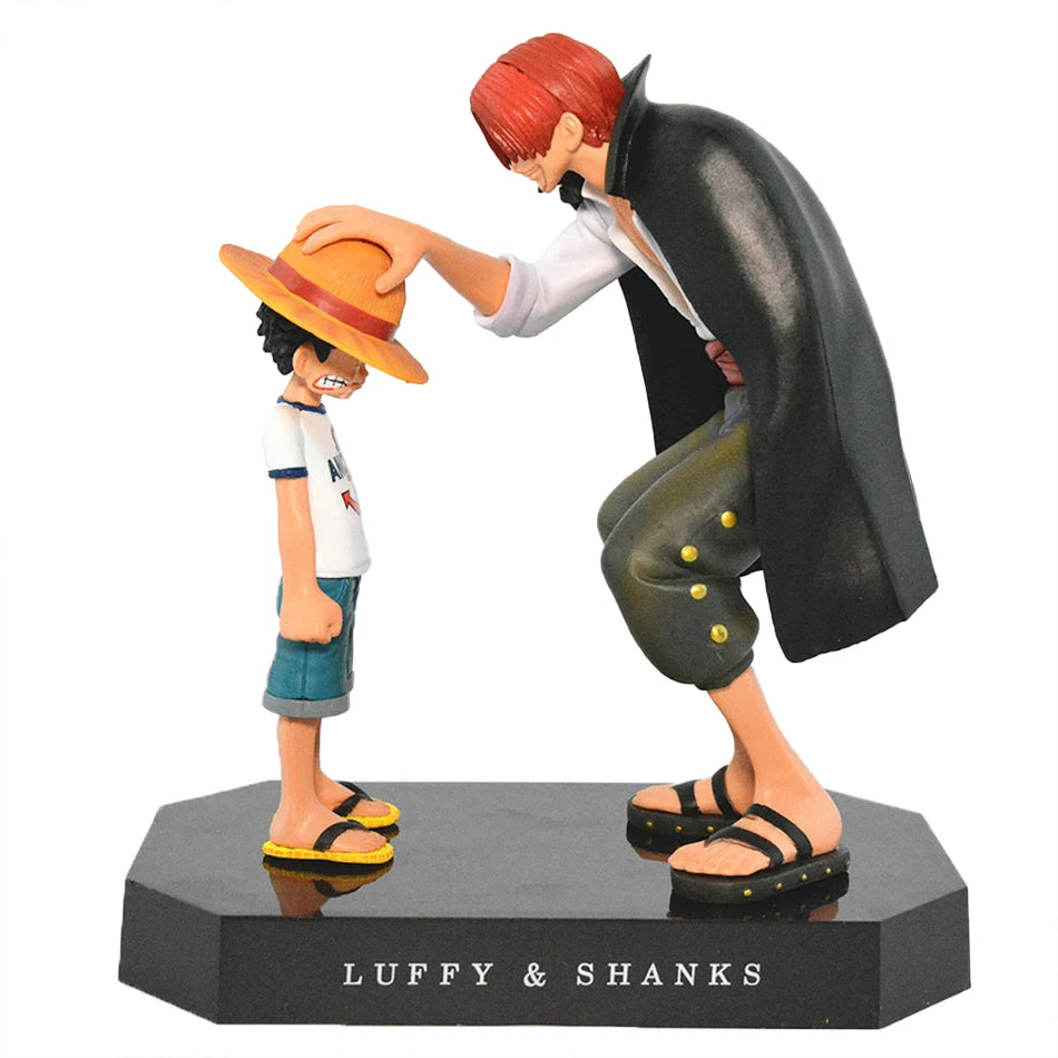 One Piece Shanks Straw Hat Luffy Action Figure Set