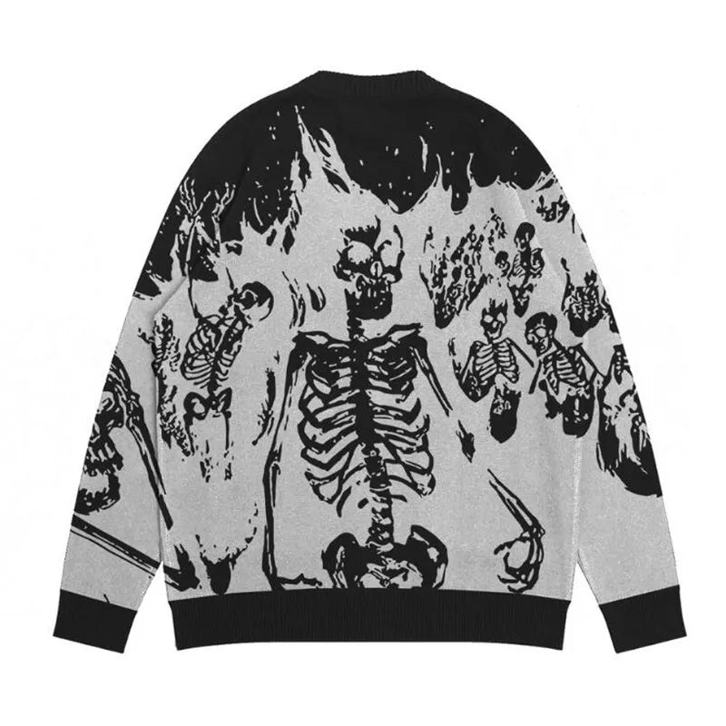 Anime Shock Skull Sweater