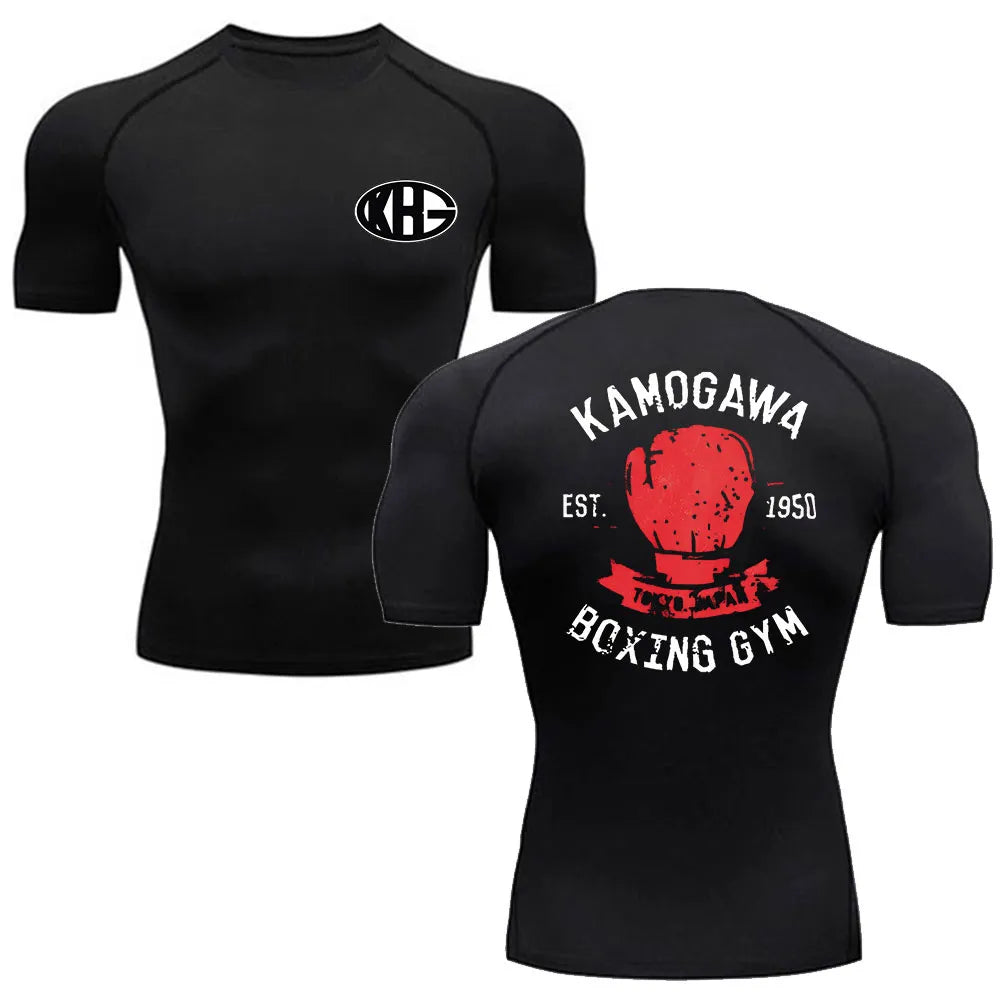 Hajime No Ippo Kamogawa Boxing Gym Fit Tshirt
