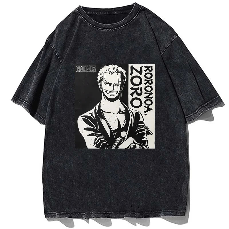 Roronoa Zoro Anime Vintage Tshirt Style 5