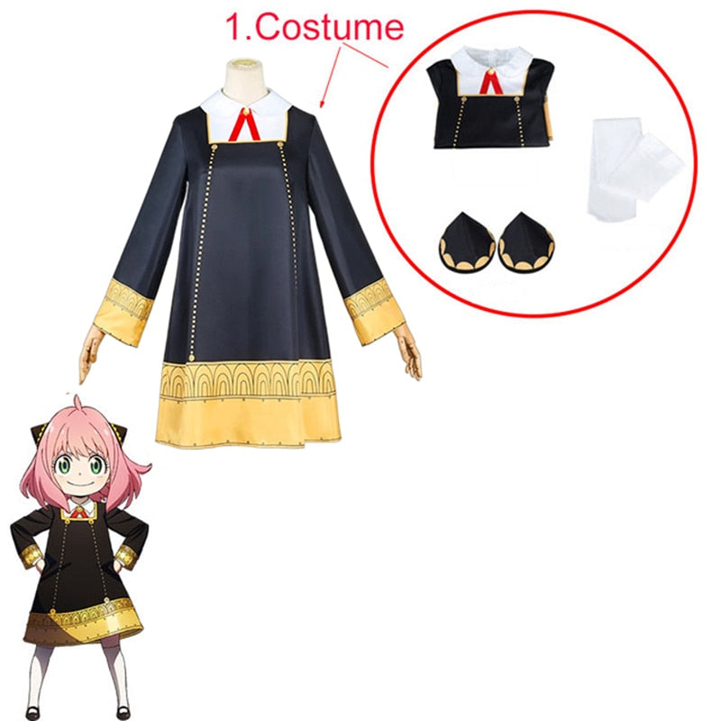 Spy X Family Anya Forger Cosplay Costume 1