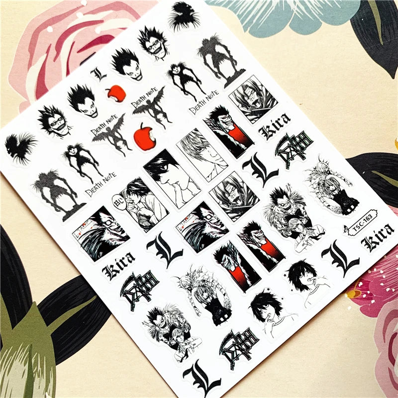 Jojo Bizarre Adventure Anime Acrylic Nails Sticker Style 12