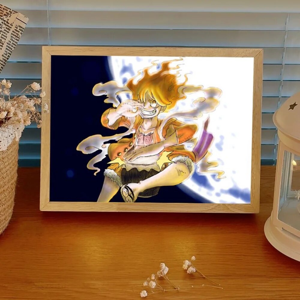 One Piece luffy light painting Photo