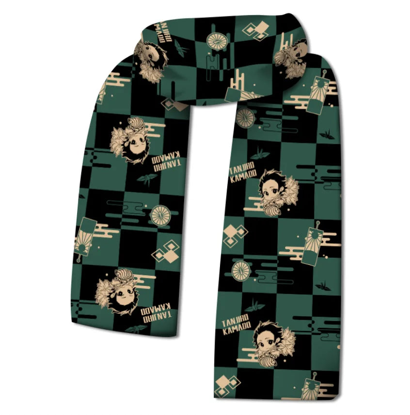 Demon Slayer Pattern Scarf 15