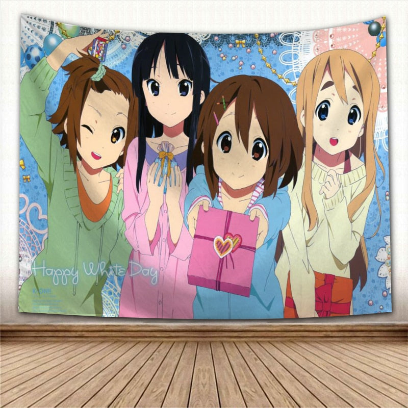 K-ON Anime Wall Hanging Tapestry 3
