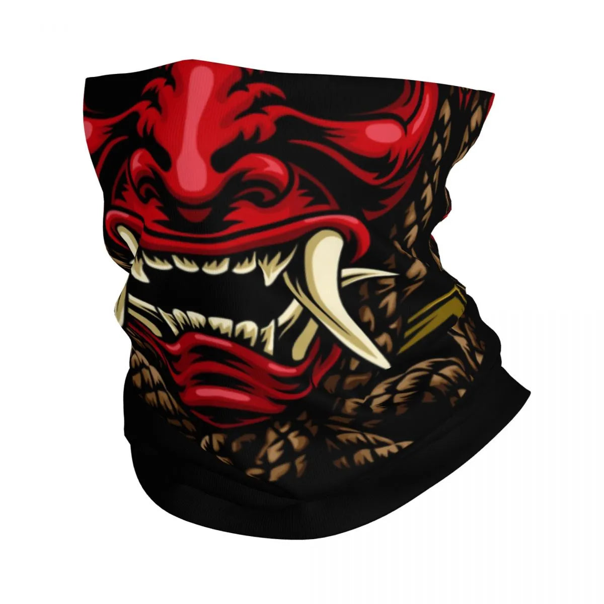 Komainu Samurai Oni Neck Warmer Scarf 11