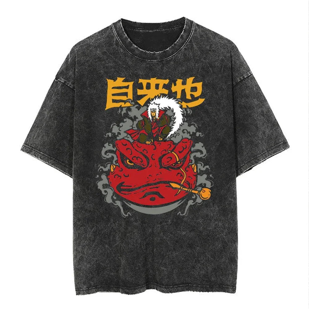 Naruto Shippuden Hinata Vintage Tshirt Jiraiya