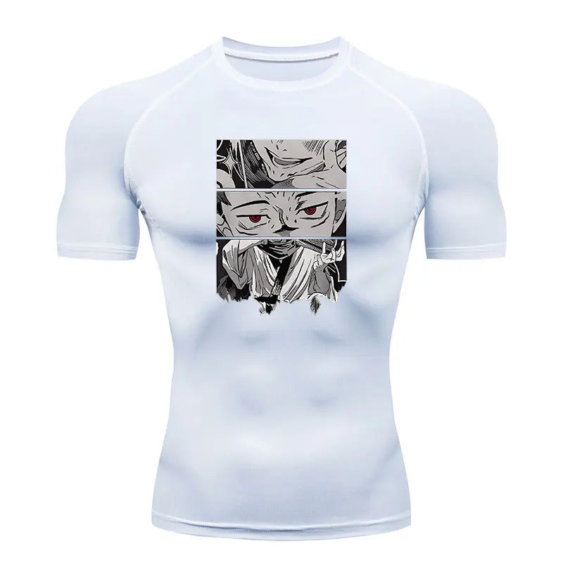 Jujutsu Kaisen Gym Fit T-shirt white10