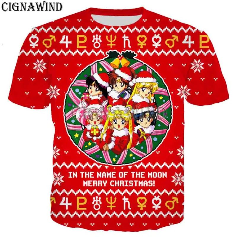 Sailor moon Christmas Ugly Sweater