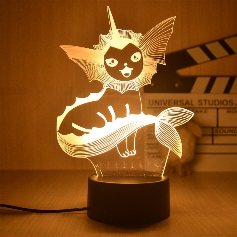 Pokemon Anime 3D LED desk lamp Action Figure 15 12cm