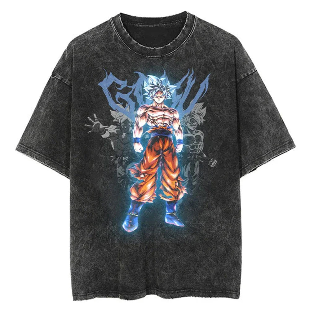 Dragon Ball Teen Trunks Vintage Tshirt Style 2