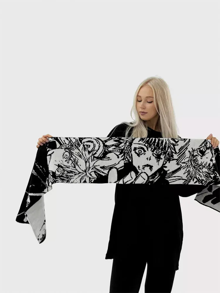 Jujutsu Kaisen Gojo Scarf Black One Size