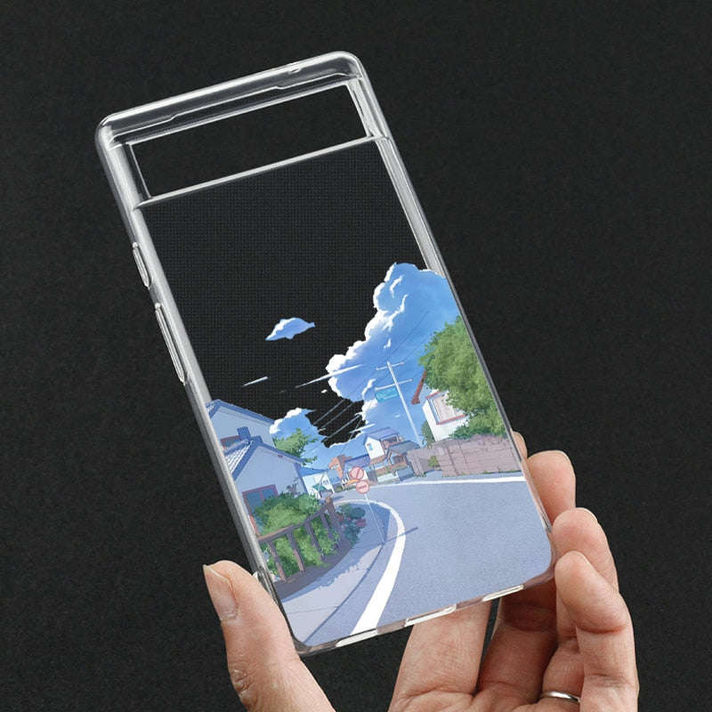 Anime Landscape phone Case Google Pixel Style 6