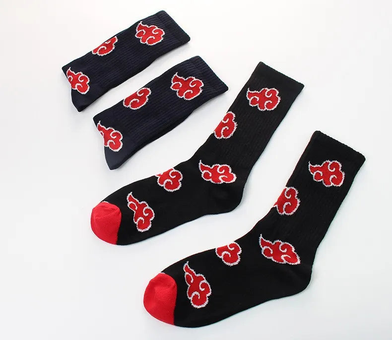 Naruto Akatsuki Socks | High Quality Anime Socks | Winter Socks