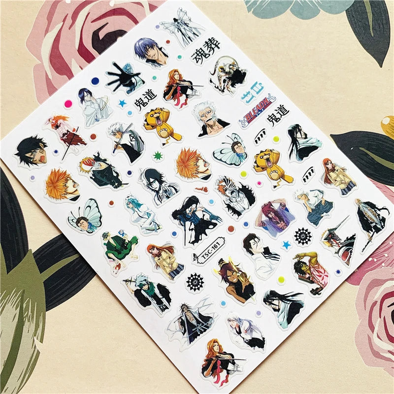 Jojo Bizarre Adventure Anime Acrylic Nails Sticker Style 27