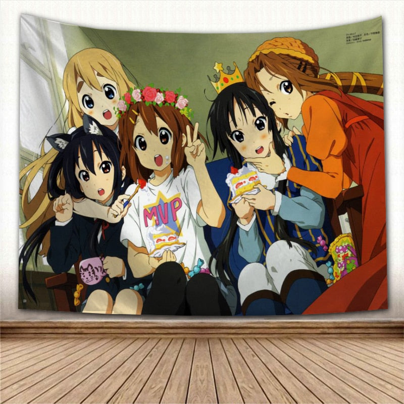 K-ON Anime Wall Hanging Tapestry 4