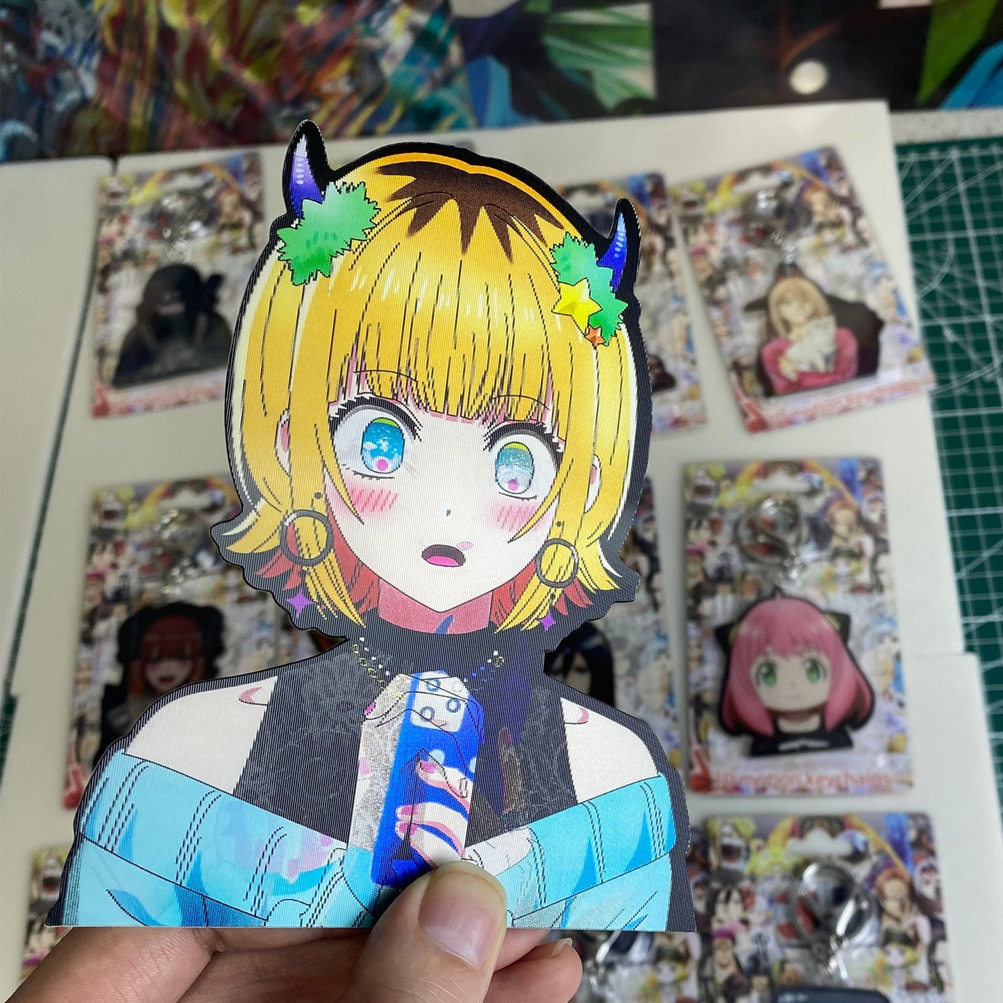 OSHI NO KO Memu Cho Anime 3D Car Sticker