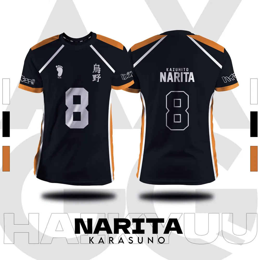 Haikyuu Fukurodani Hinata Jersey 8