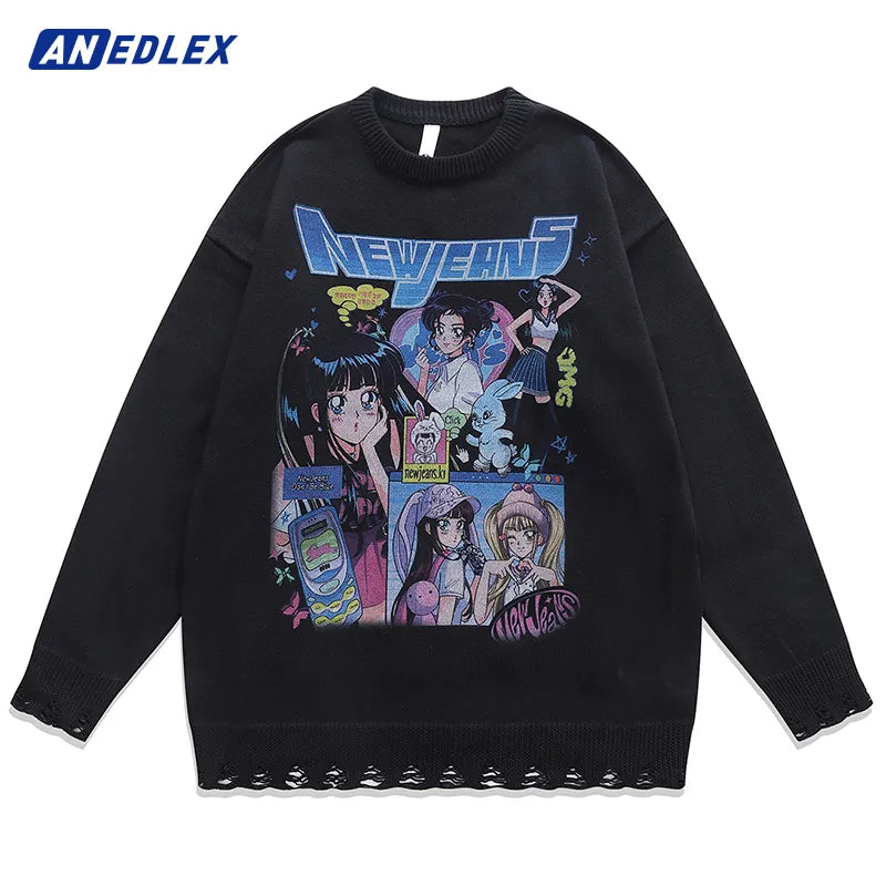 Anime New Jeans Sweater