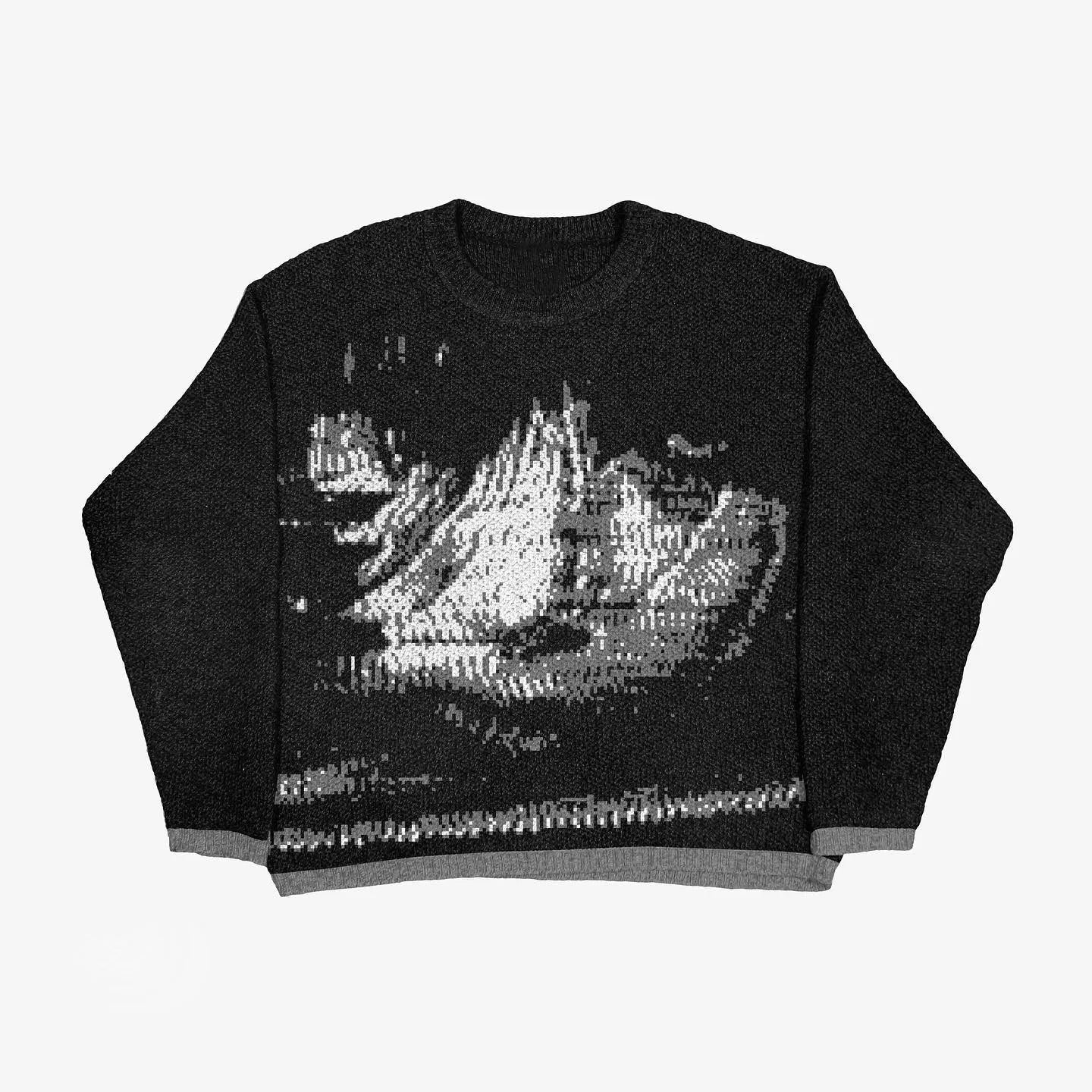 Japanese Hip Hop Knitted Sweater 22