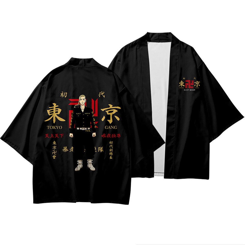 Tokyo Revengers Shirt Robe BLACK 3