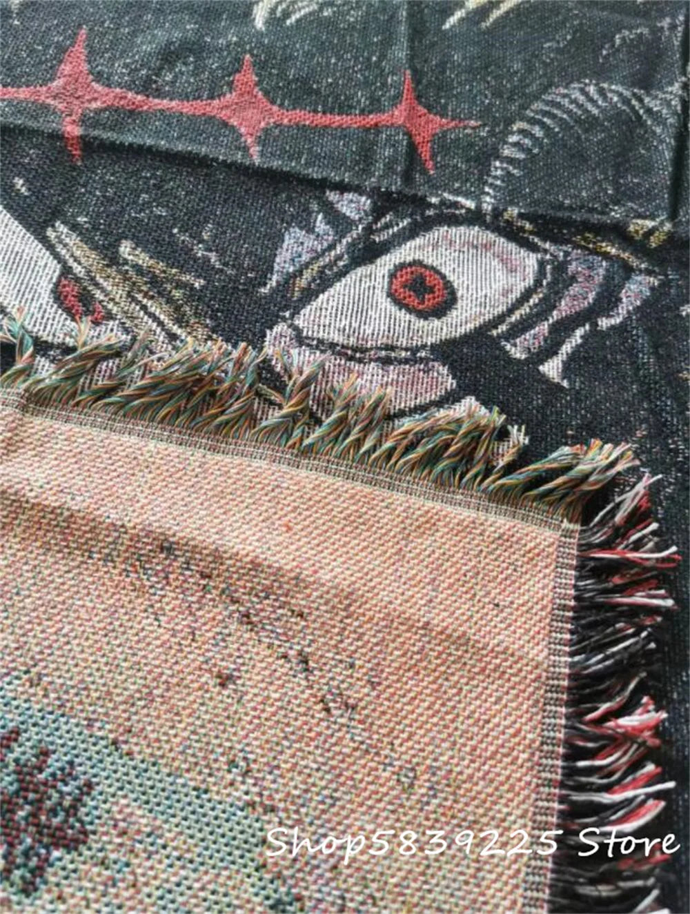 Black Clover Woven Rug