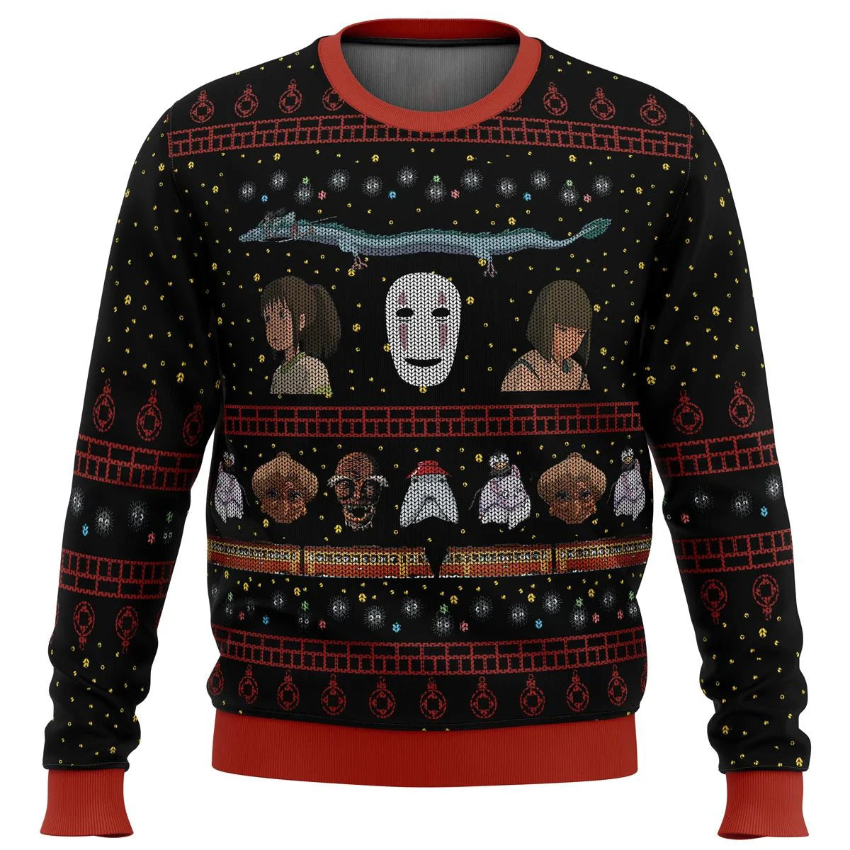 Studio Ghibli Ugly Christmas Sweater Style 10