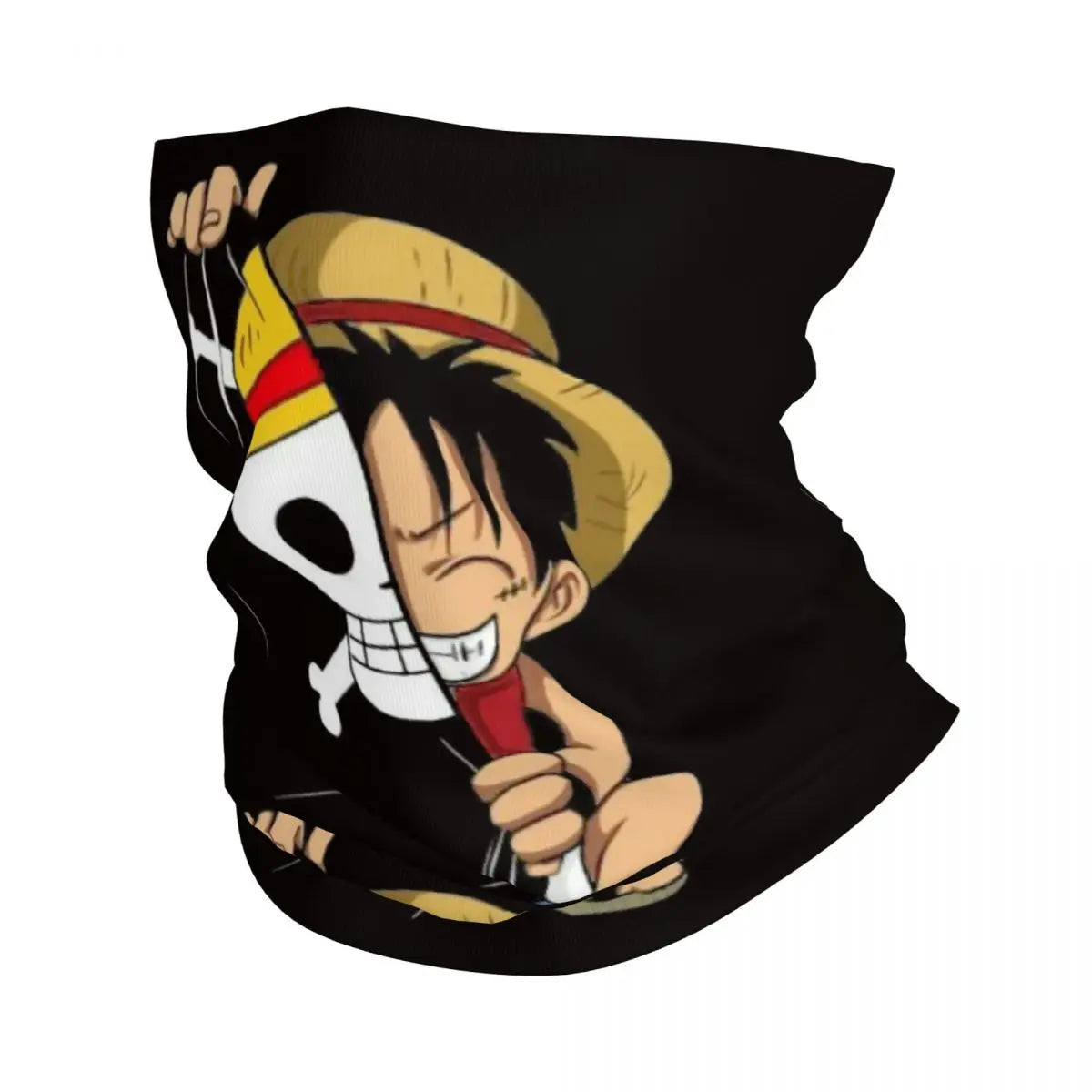One Piece Straw Hat Pirate Neck Warmer Scarf 8