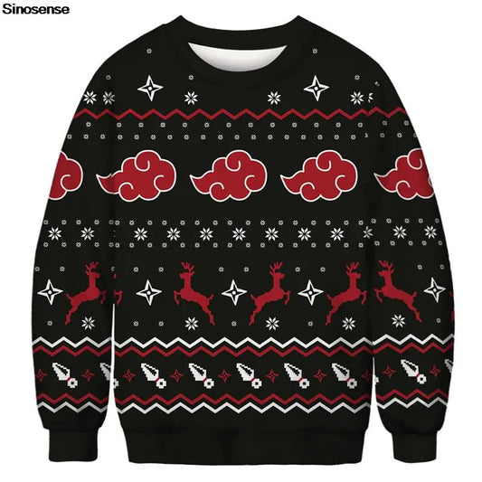 Naruto Akatsuki Ugly Christmas Sweater