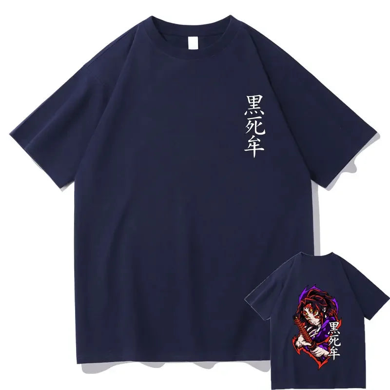 Demon Slayer Kokushibo T-shirt Navy