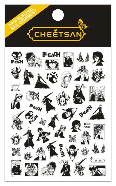 Bleach Designs Anime Acrylic Nails Sticker