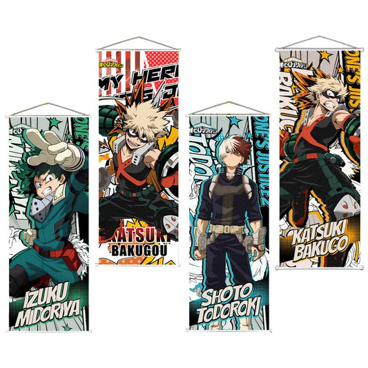 My Hero Academia Scroll Canvas Wall Poster