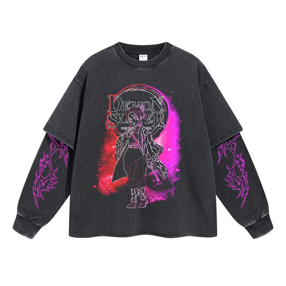 Kimetsu no Yaiba Anime Double Layer Sweatshirt