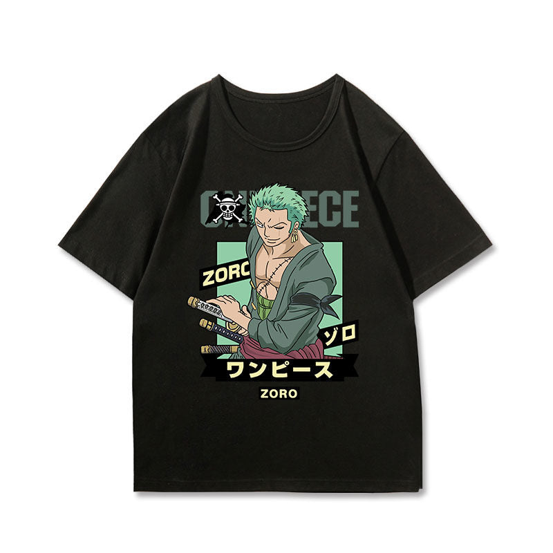 ONE PIECE Anime Print T-shirt 8