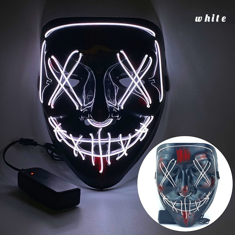 Anime Style Mask for Halloween White