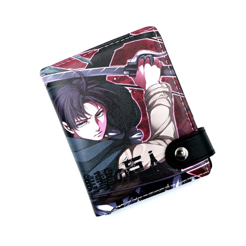 Attack on Titan Anime Wallet Purse Army Green