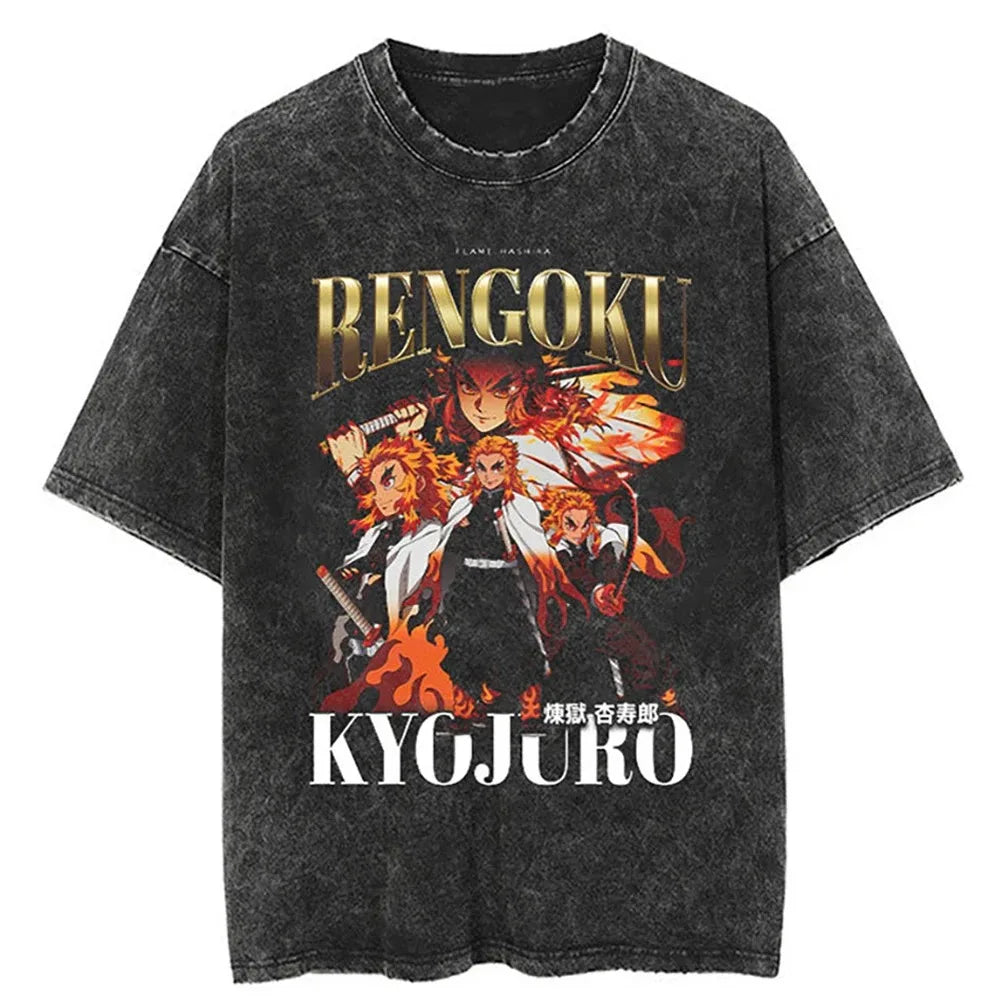Demon Slayer Kokushibo Vintage Tshirt
