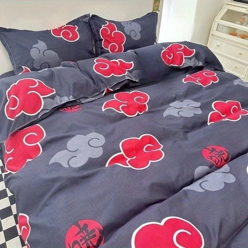 Naruto Akatsuki Bedding Sheet Set Naruto Akatsuki