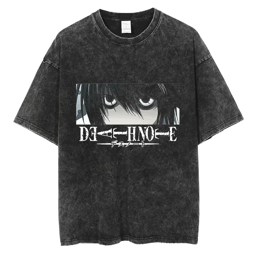 Death Note Washed T Shirt 9