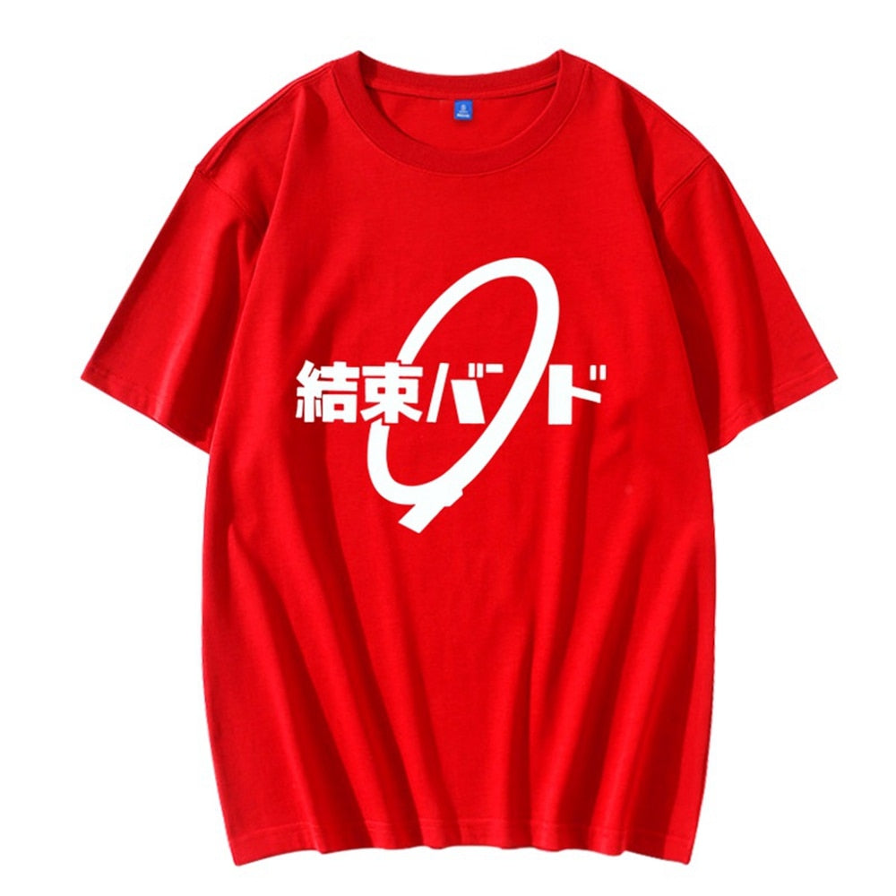 BOCCHI THE ROCK! Anime Summer Casual T shirt Red