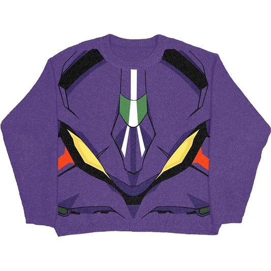 Neon Genesis Evangelion Sweater PURPLE