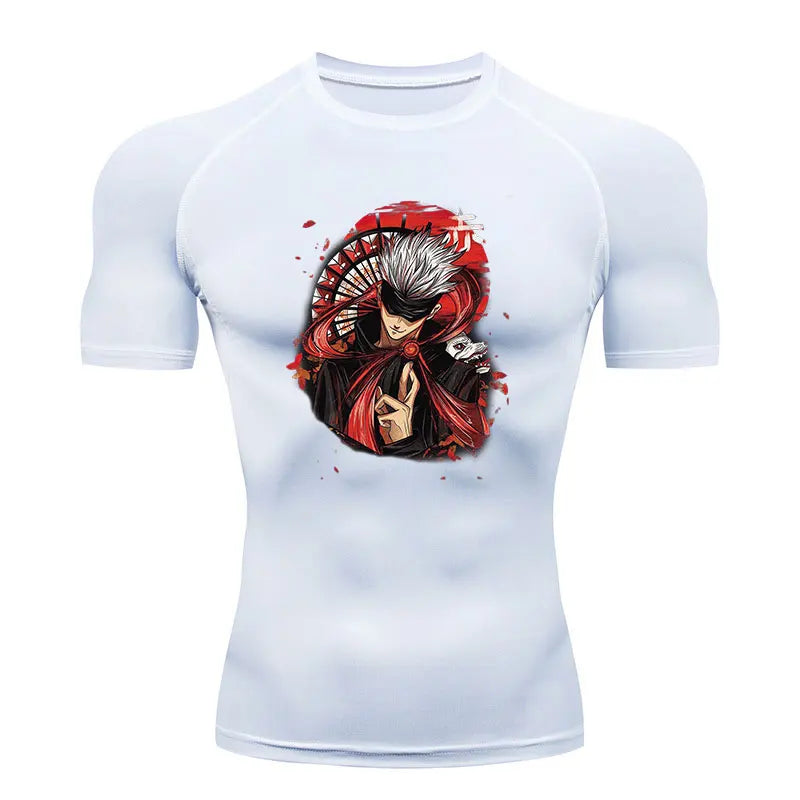 Jujutsu Kaisen Gym Fit T-shirt white7