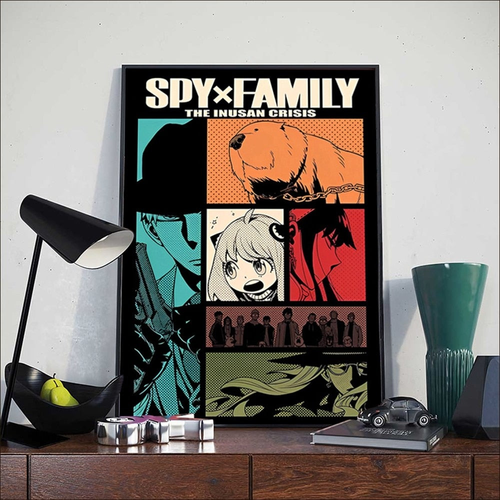 Spy X Family Poster Home Decor z2