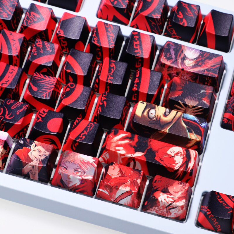 Jujutsu Kaisen Keycaps 108 Keys Anime Keyboard Keycaps – OTAKUSTORE