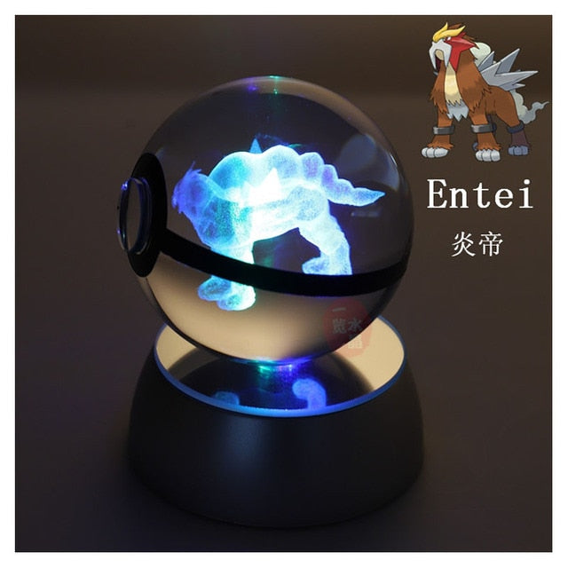 Pokémon 3D Crystal Ball Figure Entei
