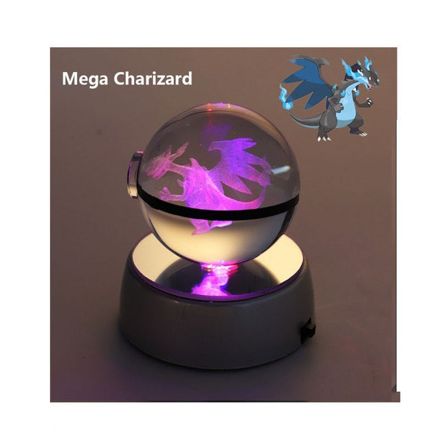 Pokémon 3D Crystal Ball Figure Mega Charizard