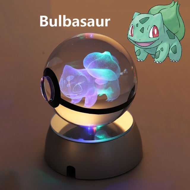 Pokémon 3D Crystal Ball Figure Bulbasaur