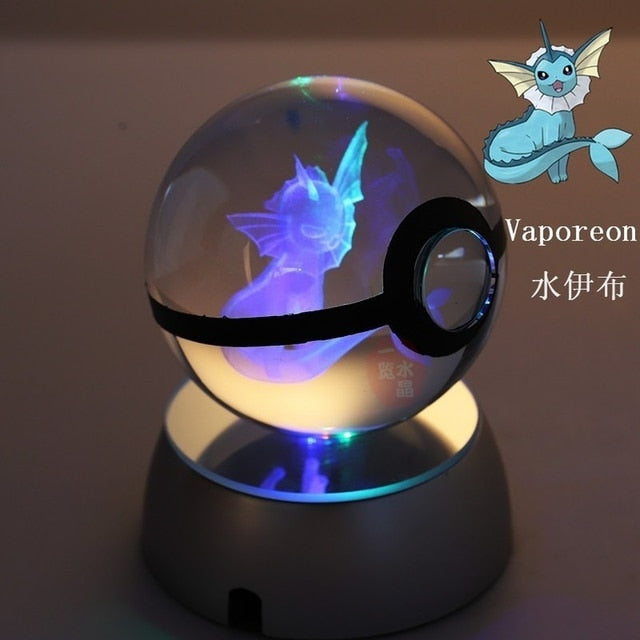 Pokémon 3D Crystal Ball Figure Vaporeon