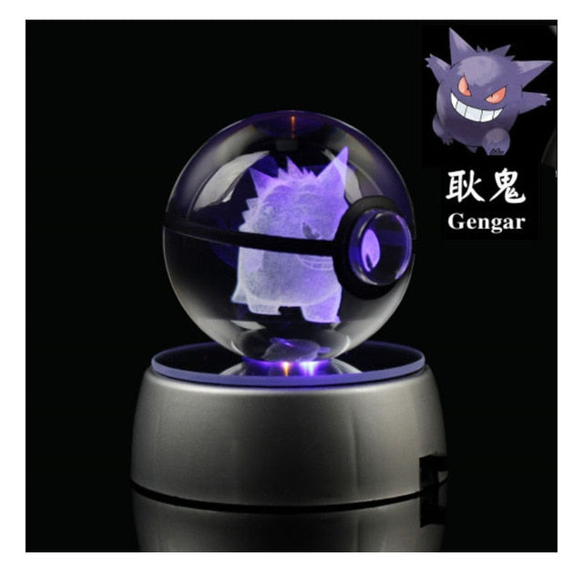 Pokémon 3D Crystal Ball Figure Gengar